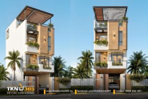 Nhà 1 trệt 2 lầu 6x20m là sự lựa chọn tối ưu của nhiều gia đình ở đô thị