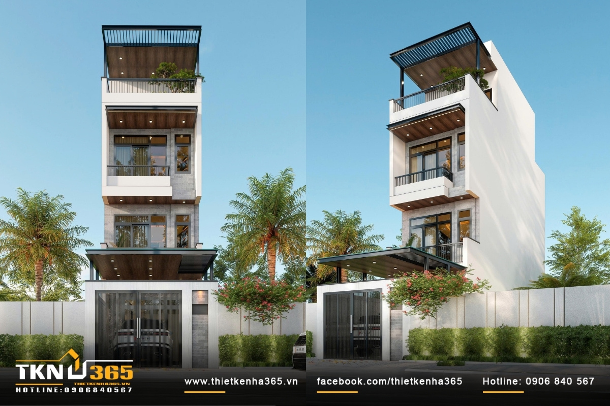 nhà chị Thảo 4 tầng