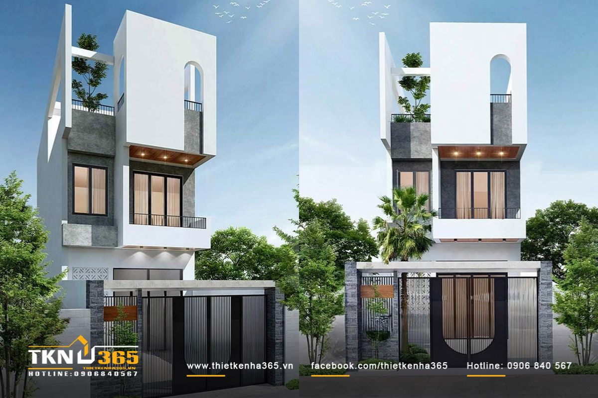 Phương án nhà phố 3 tầng 5x20m được đánh giá cao hơn nhà 2 tầng + tum nhờ khả năng tối ưu công năng và giá trị sử dụng