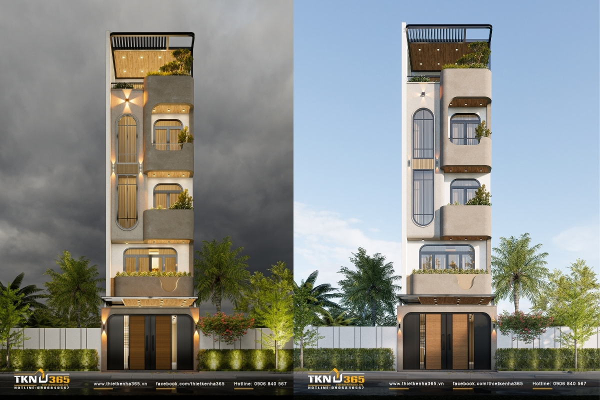 nhà phố 5 tầng ở gò vấp