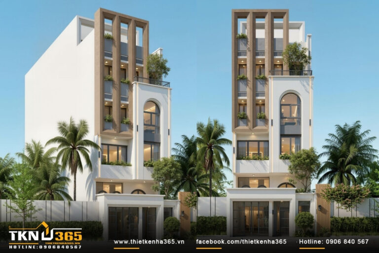 nh&agrave; phố 6 tầng