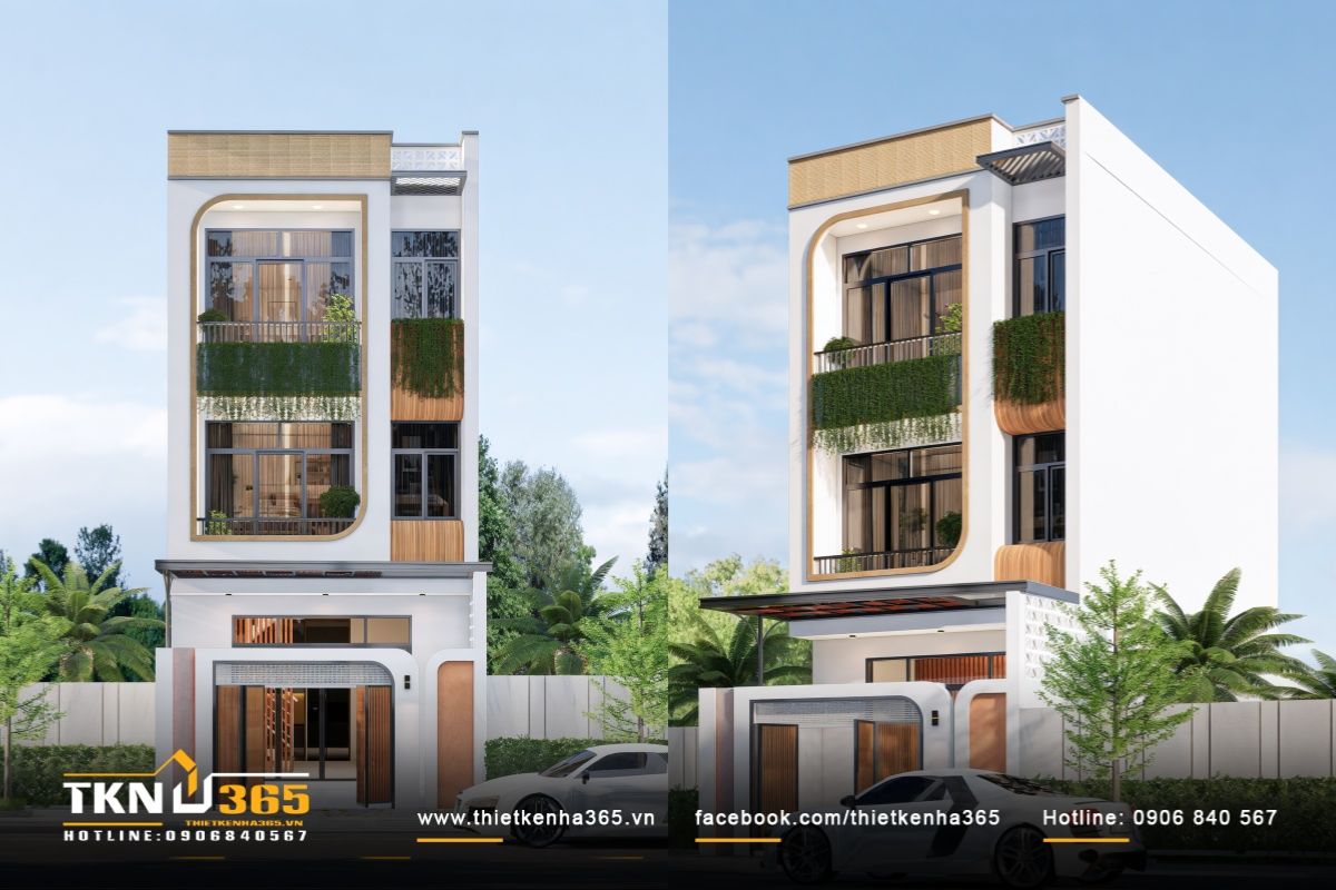 Nh&agrave; phố m&aacute;i bằng sử dụng c&aacute;c loại vật liệu chống n&oacute;ng để giảm bức xạ nhiệt, cải thiện vi kh&iacute; hậu trong nh&agrave;