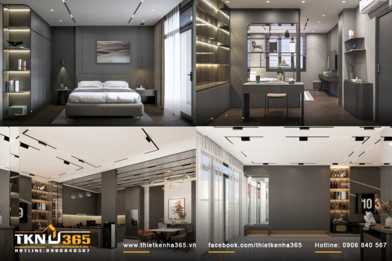 nội thất biệt thự nhà anh Vương