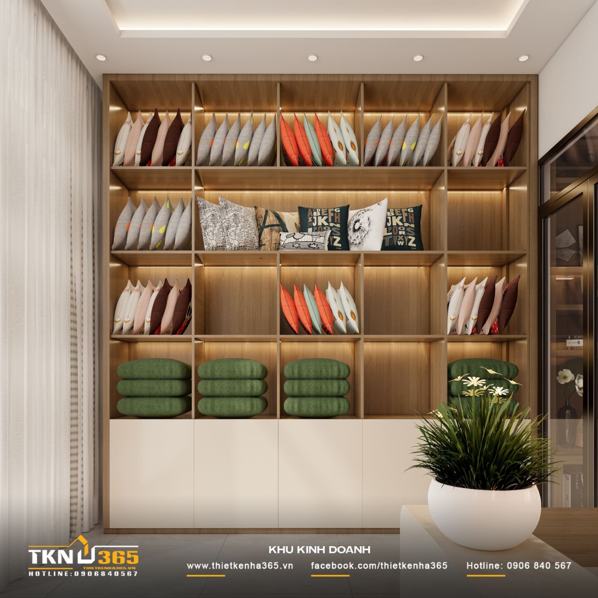 Thiết kế nội thất nhà phố 1 trệt 1 lầu: Lời giải cho không gian vừa ở vừa kinh doanh 1 Thiết kế nội thất nhà phố 1 trệt 1 lầu L’S House tổ chức khoa học với khu vực kinh doanh bố trí phía trước