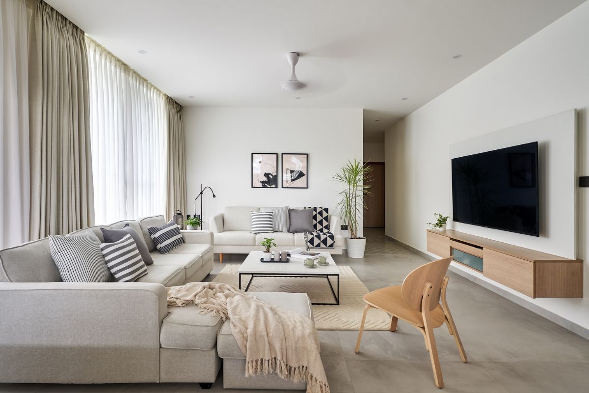 Phong Cách Japandi Là Gì? Đặc Trưng, Cách Thiết Kế & Ứng Dụng Trong Nội Thất 21 Phong cách Japandi cần sự cân bằng giữa màu sắc, vật liệu và bố cục (Ảnh: Sưu tầm)