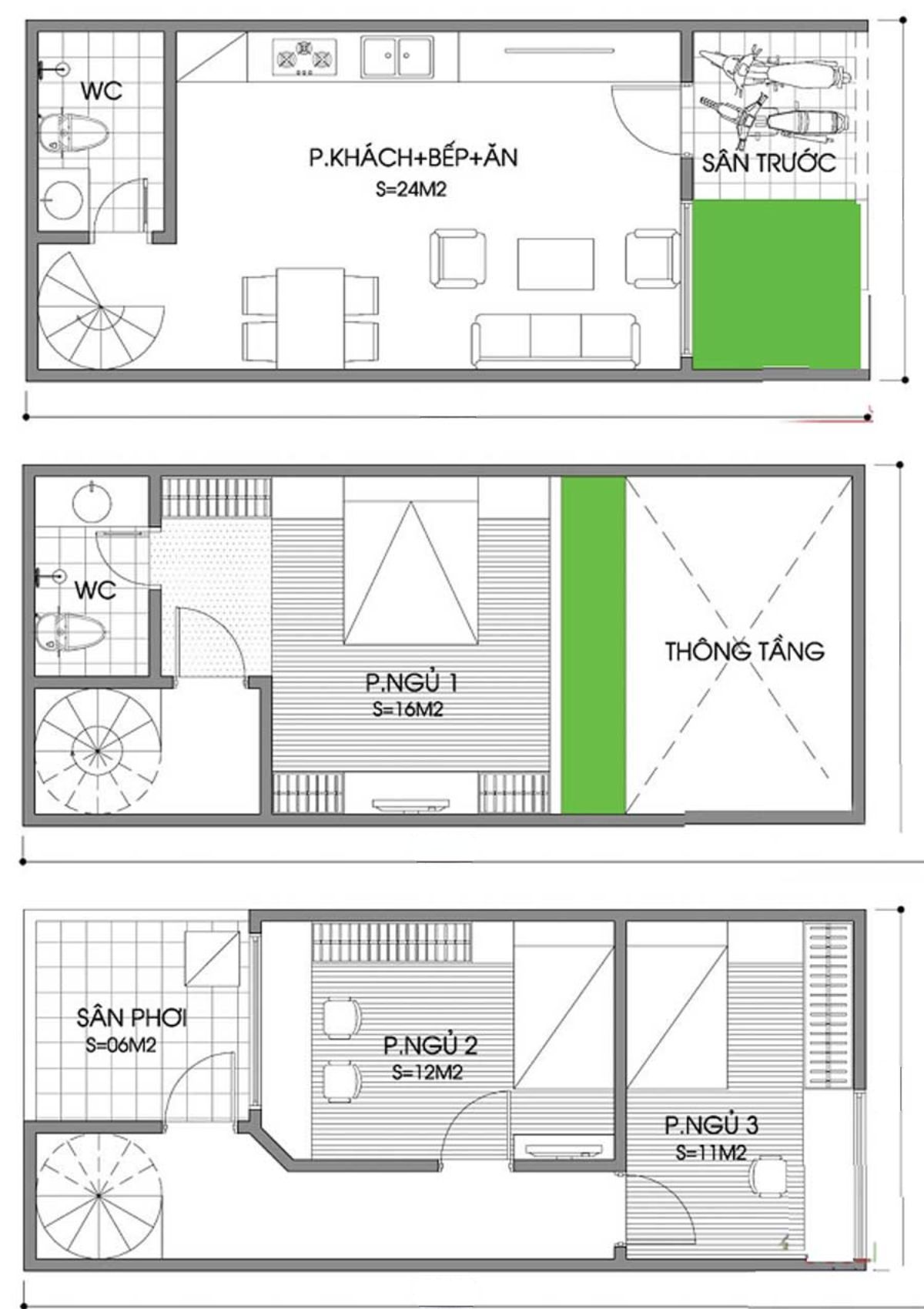 45+ Mẫu Nhà 1 Trệt 1 Lửng 1 Lầu 4x16 Đẹp, Hiện Đại Và Tối Ưu Không Gian 2026 9 Bản vẽ mẫu nhà 1 trệt 1 lửng 1 lầu 4x16 chi tiết (Ảnh: Sưu tầm)
