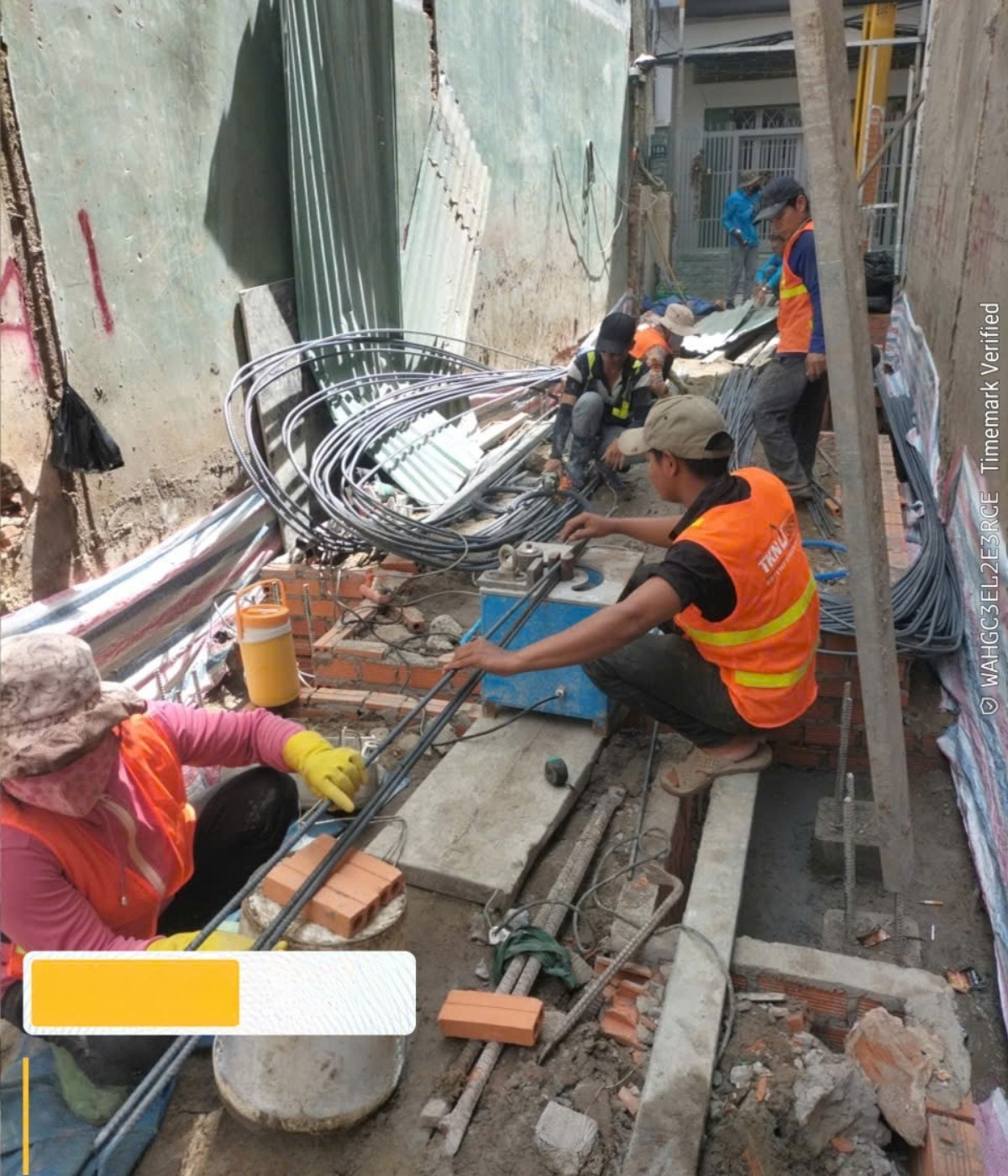 Tiến độ thi công nhà 1 trệt 3 lầu – chị Vân – Quận 1 42 du an nha chi van