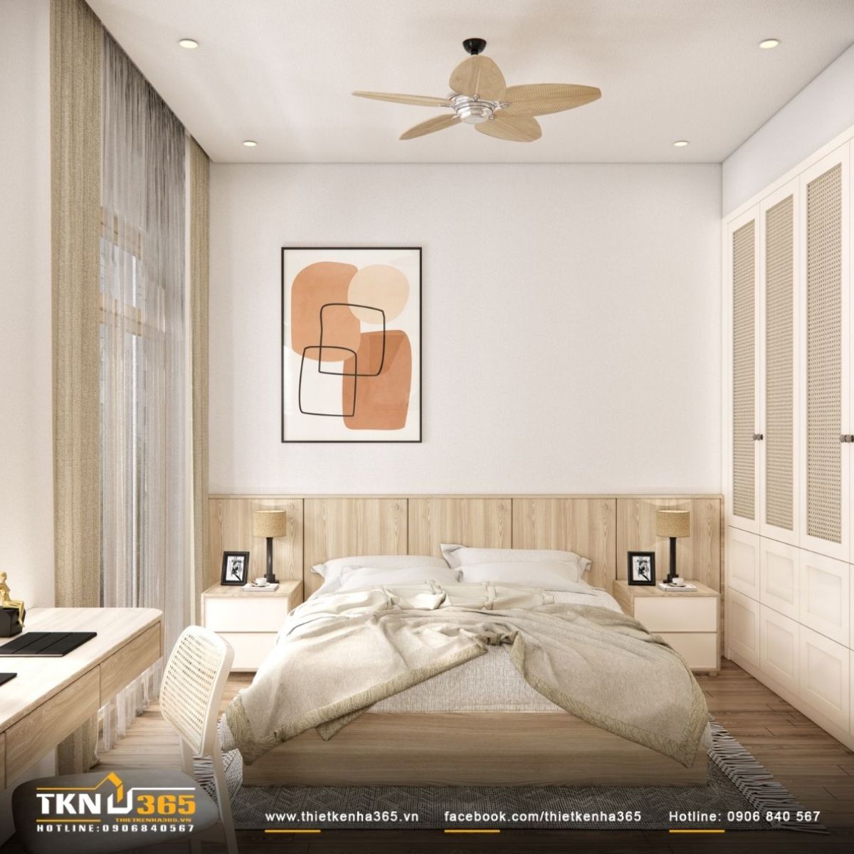 Bố trí công năng nhà 4x10 với khu vực riêng tư thông thoáng, đầy đủ tiện nghi