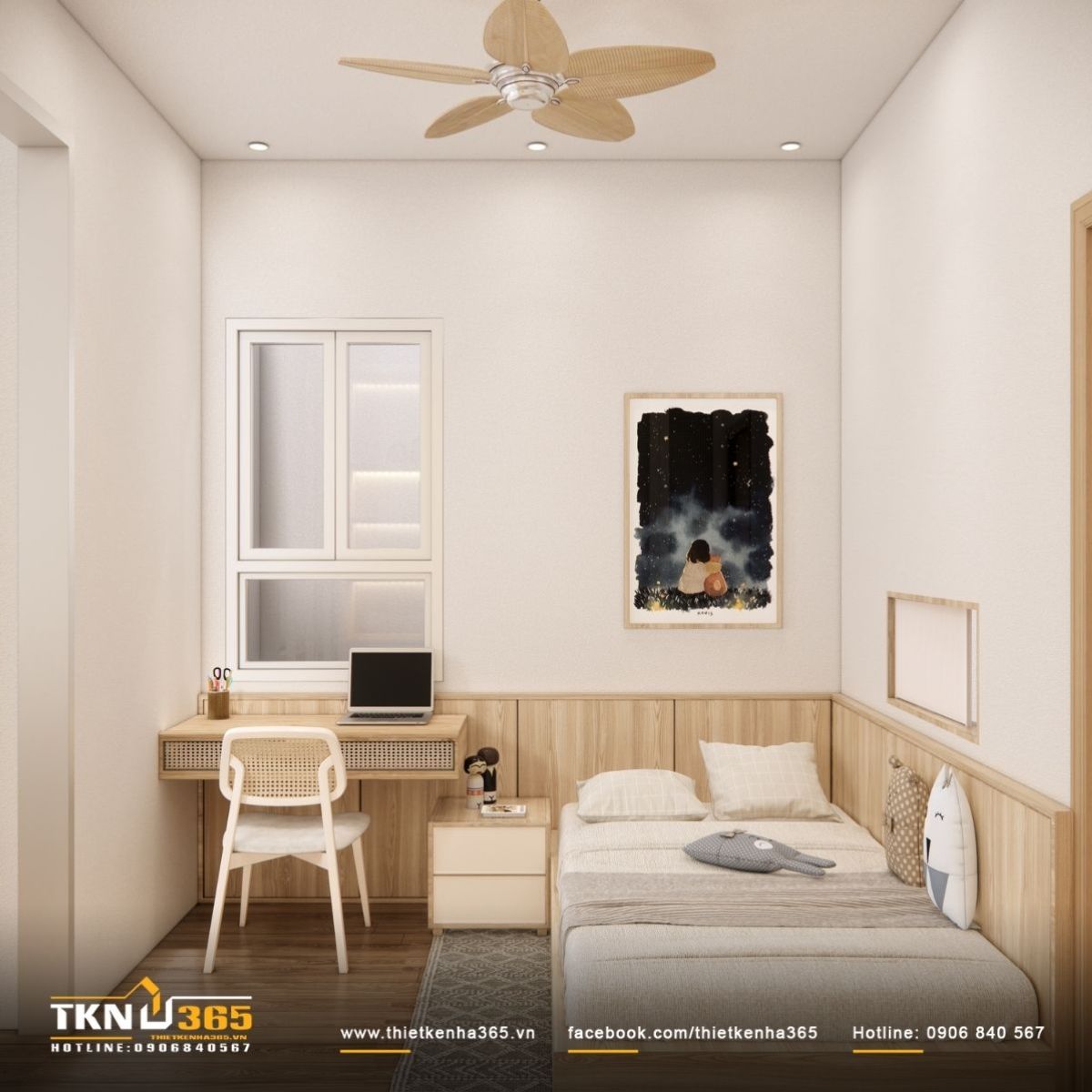 Mẫu nhà 1 trệt 1 lầu 4x10m nên bố trí số lượng phòng ngủ phù hợp với nhu cầu sử dụng thực tế