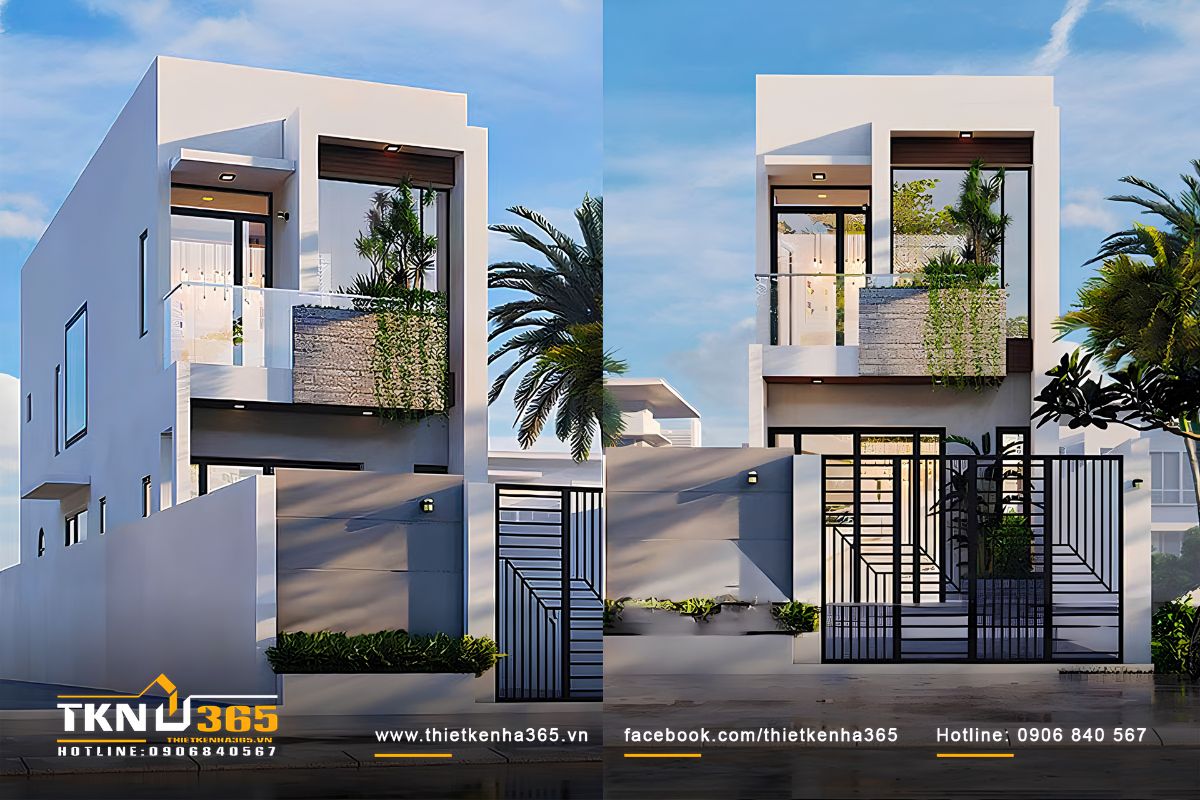 Mẫu nhà 2 tầng 4x10m 2 phòng ngủ, cân bằng giữa không gian sinh hoạt chung và riêng