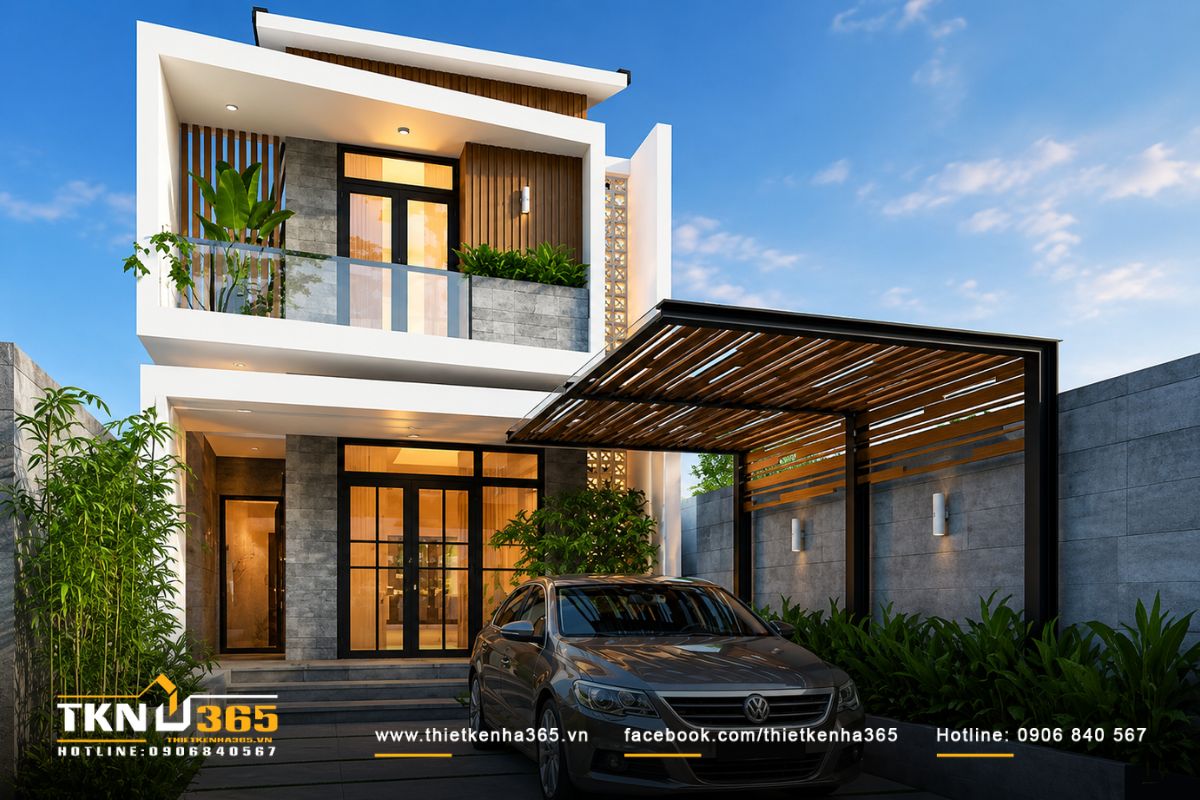 35+ Mẫu Nhà 1 Trệt 1 Lầu 6x12m Đẹp, Hiện Đại Và Tối Ưu Công Năng