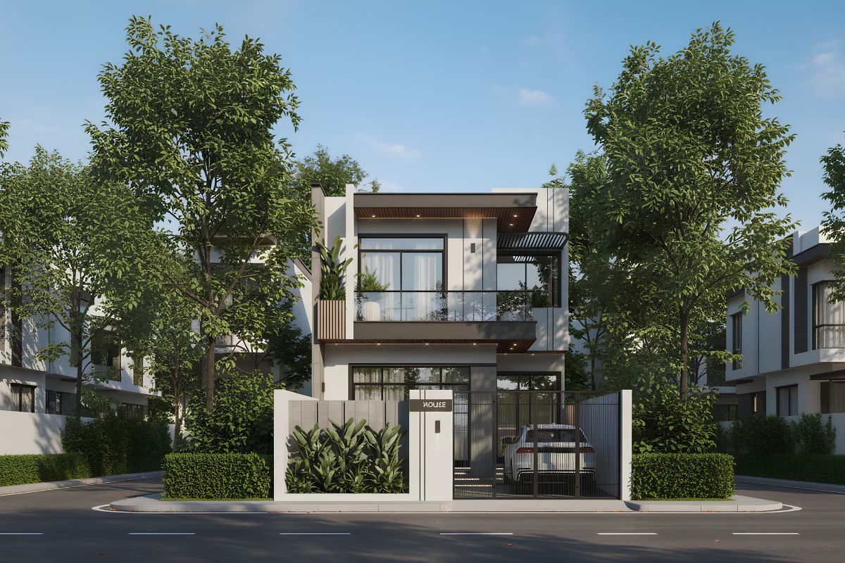 35+ Mẫu Nhà 1 Trệt 1 Lầu 7x15m Đẹp, Hiện Đại Và Tối Ưu Công Năng 24 Gia chủ nên ưu tiên mẫu nhà 1 trệt 1 lầu 7x15m theo xu hướng thiết kế bền vững (Ảnh: Sưu tầm)