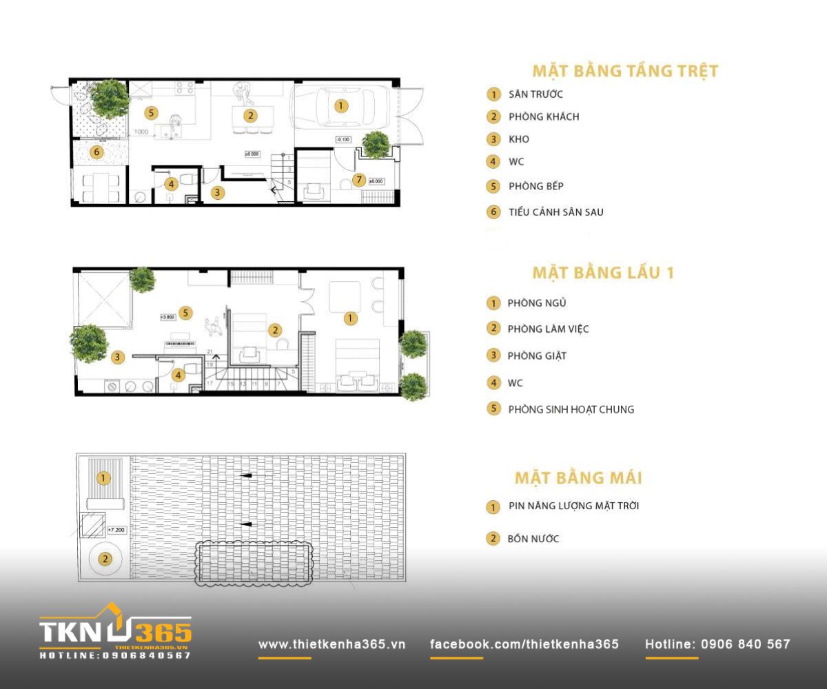 35+ Mẫu Thiết Kế Nhà 5x15 Đẹp, Hiện Đại Và Tối Ưu Công Năng Nhất 13 Bản vẽ mặt bằng mẫu thiết kế nhà 5x15 đẹp với gara ô tô rộng thoáng ở tầng trệt