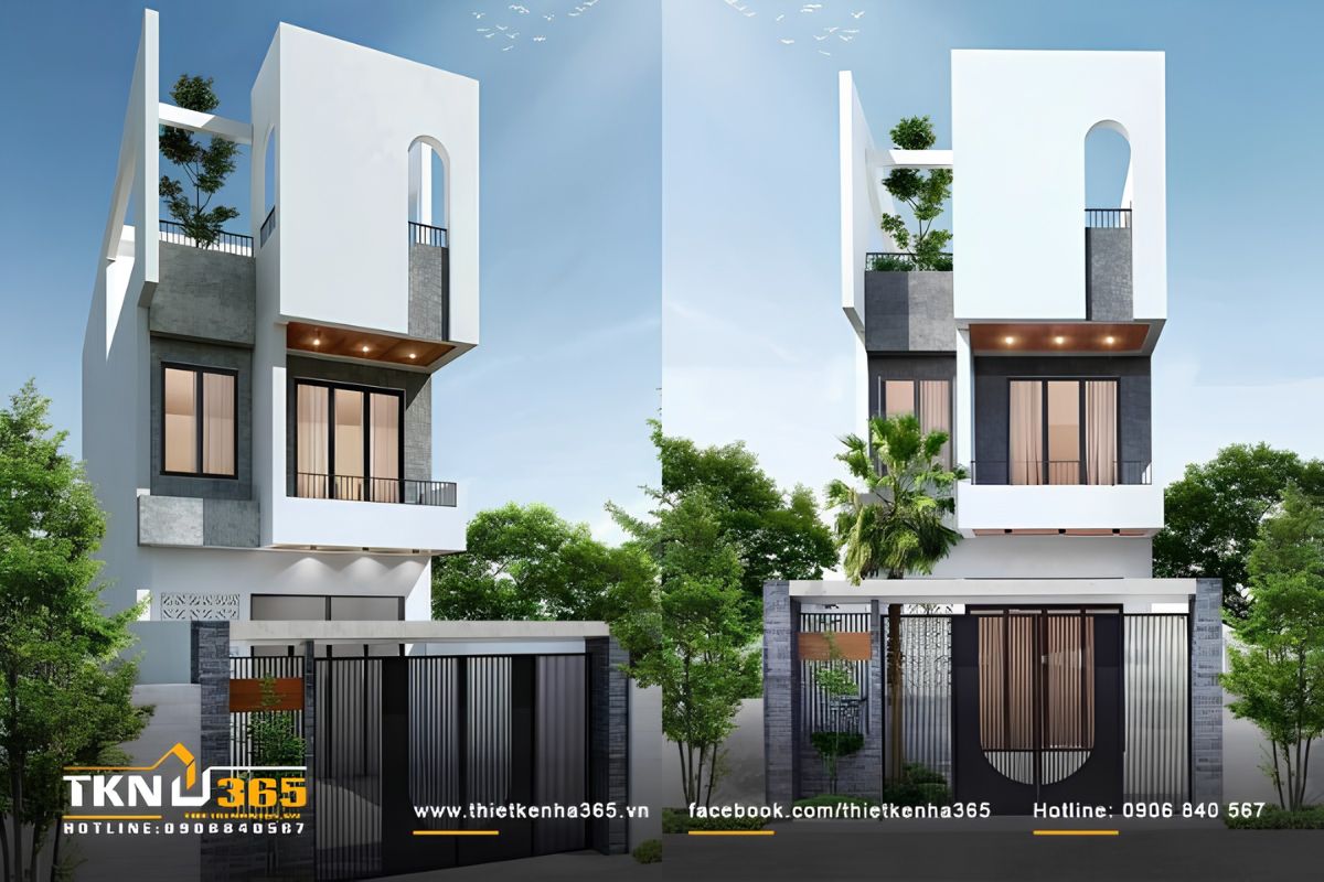 35+ Mẫu Thiết Kế Nhà 5x15 Đẹp, Hiện Đại Và Tối Ưu Công Năng Nhất 9 Mẫu nhà phố 5x15 đẹp với 3 phòng ngủ rộng thoáng