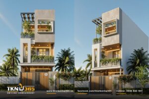 Thiết Kế Nhà 365 71 mau thiet ke nha 5x25 dep 0