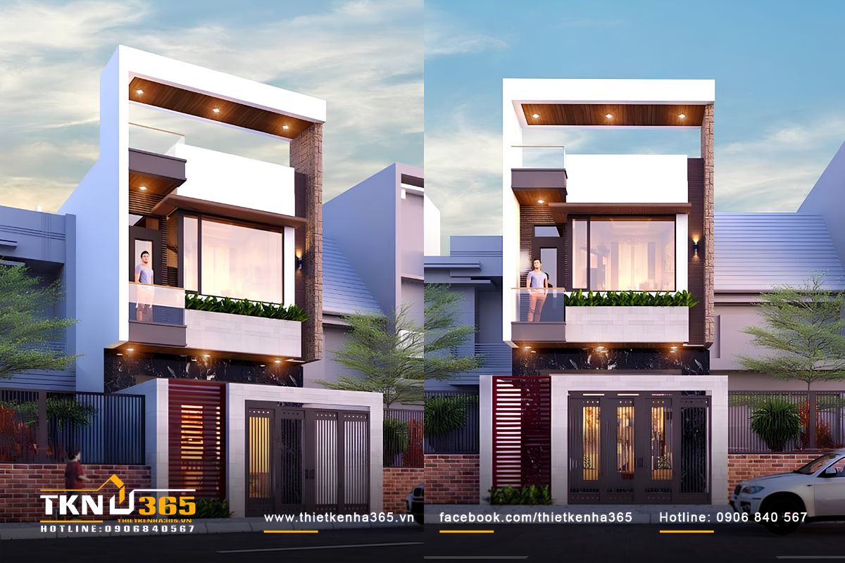 30+ Mẫu Thiết Kế Nhà 5x9m Đẹp, Hiện Đại Và Tối Ưu Diện Tích Nhỏ 3 Thiết kế nhà 5x9 phù hợp nhất với gia đình có 2 - 4 thành viên