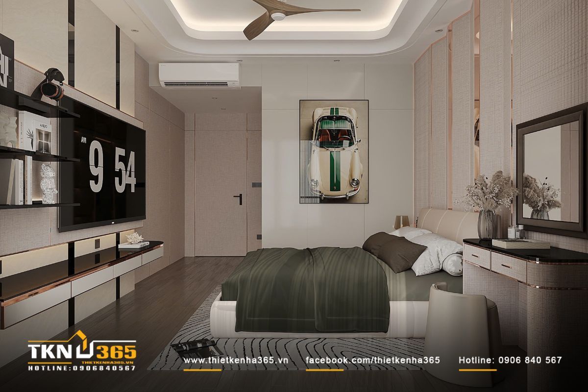 35+ Mẫu Nhà 5x18 1 Trệt 1 Lầu Đẹp, Hiện Đại Và Tối Ưu Công Năng Nhất 6 Thiết kế nhà 90m2 1 trệt 1 lầu cần bố trí số lượng phòng ngủ theo nhu cầu sử dụng, tránh ảnh hưởng đến diện tích không gian chung