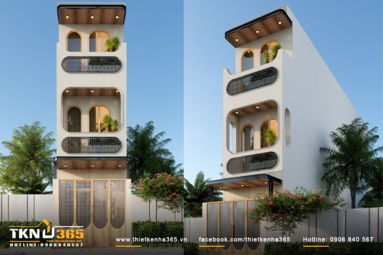 Thiết Kế Nhà 365 68 nha pho 1 tret 2 lau cua chi van 15