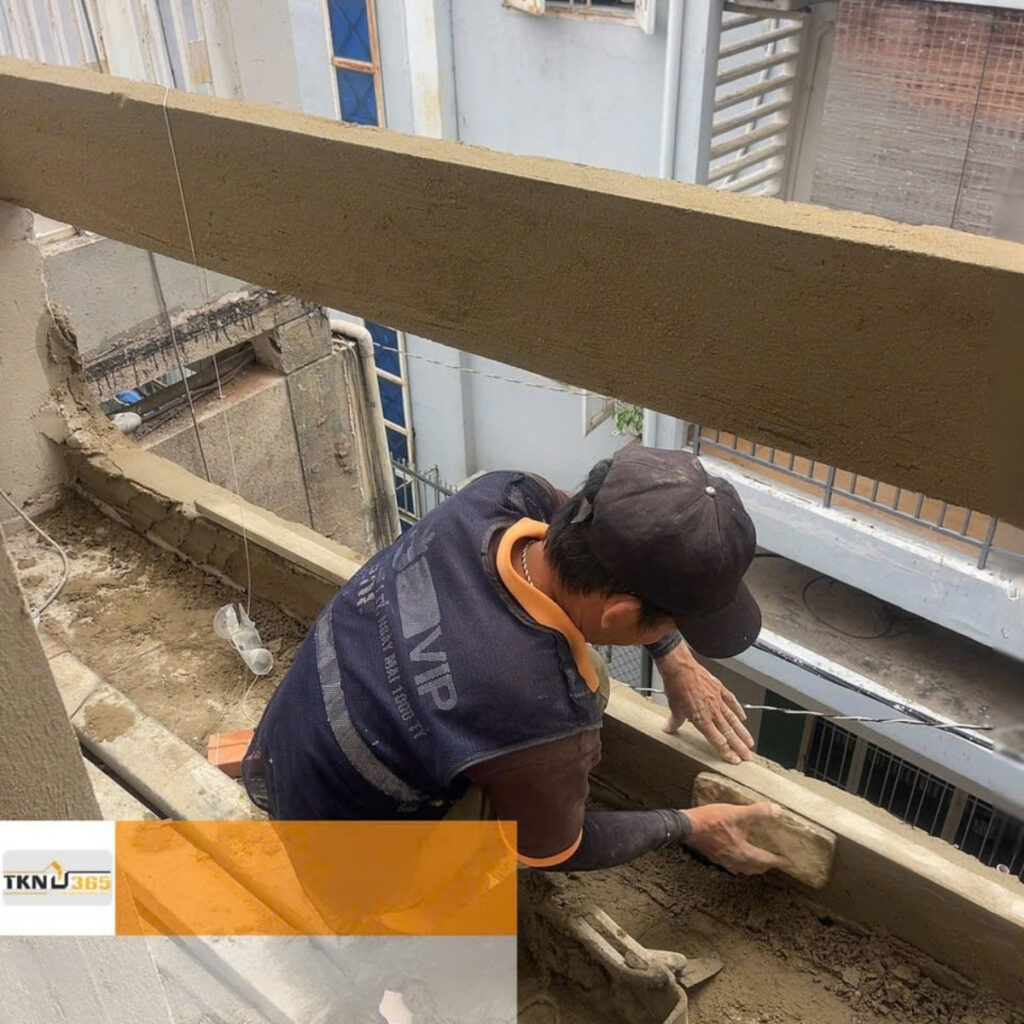 Tiến độ thi công nhà 1 trệt 3 lầu – chị Vân – Quận 1 63 nha pho 1 tret 2 lau cua chi van 2 2