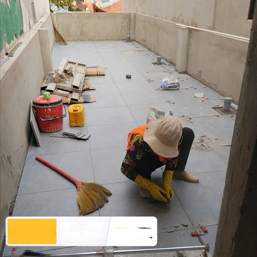 Tiến độ thi công nhà 1 trệt 3 lầu – chị Vân – Quận 1 76 nha pho 1 tret 2 lau cua chi van 5 3