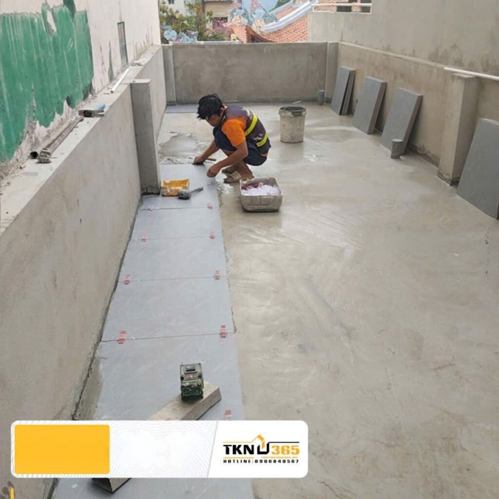 Tiến độ thi công nhà 1 trệt 3 lầu – chị Vân – Quận 1 72 nha pho 1 tret 2 lau cua chi van 9 2