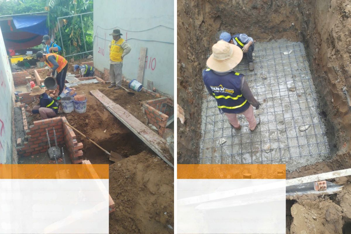 Tiến độ thi công nhà 1 trệt 3 lầu - anh Tuấn Anh - Quận Tân Phú 43 5