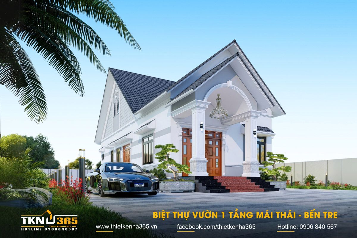 Mẫu thiết kế nhà mái Thái đẹp cần đáp ứng nhiều tiêu chí khác nhau