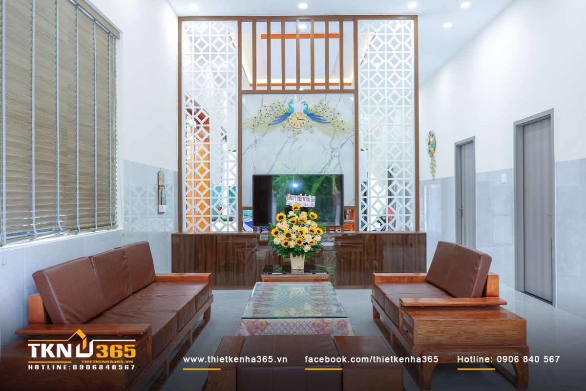 Nhà mái Thái BT House sở hữu thiết kế nội thất đơn giản, hiện đại, đáp ứng đầy đủ nhu cầu sử dụng cơ bản