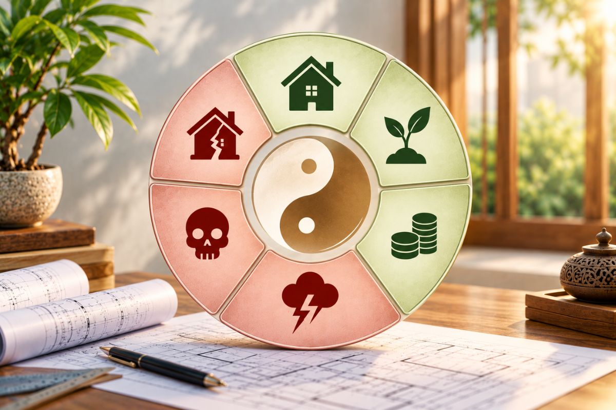 Hoang Ốc Là Gì? Cách Tính 6 Cung Và Xem Tuổi Làm Nhà Chính Xác 4 Tuổi Hoang Ốc là gì? Đây là tuổi mụ được dùng để xác định gia chủ thuộc cung tốt hay cung xấu trong vòng 6 cung Hoang Ốc khi xem tuổi làm nhà (Ảnh: Sưu tầm)
