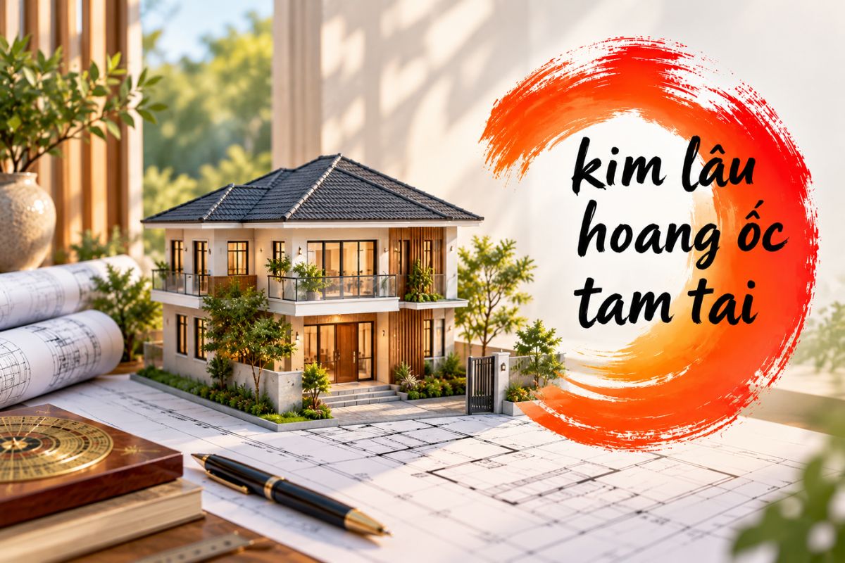 Hoang Ốc Là Gì? Cách Tính 6 Cung Và Xem Tuổi Làm Nhà Chính Xác 9 Theo quan niệm phong thủy truyền thống, gia chủ nên đối chiếu cả Hoang Ốc, Tam Tai và Kim Lâu khi lựa chọn thời điểm khởi công xây dựng nhà ở (Ảnh: Sưu tầm)