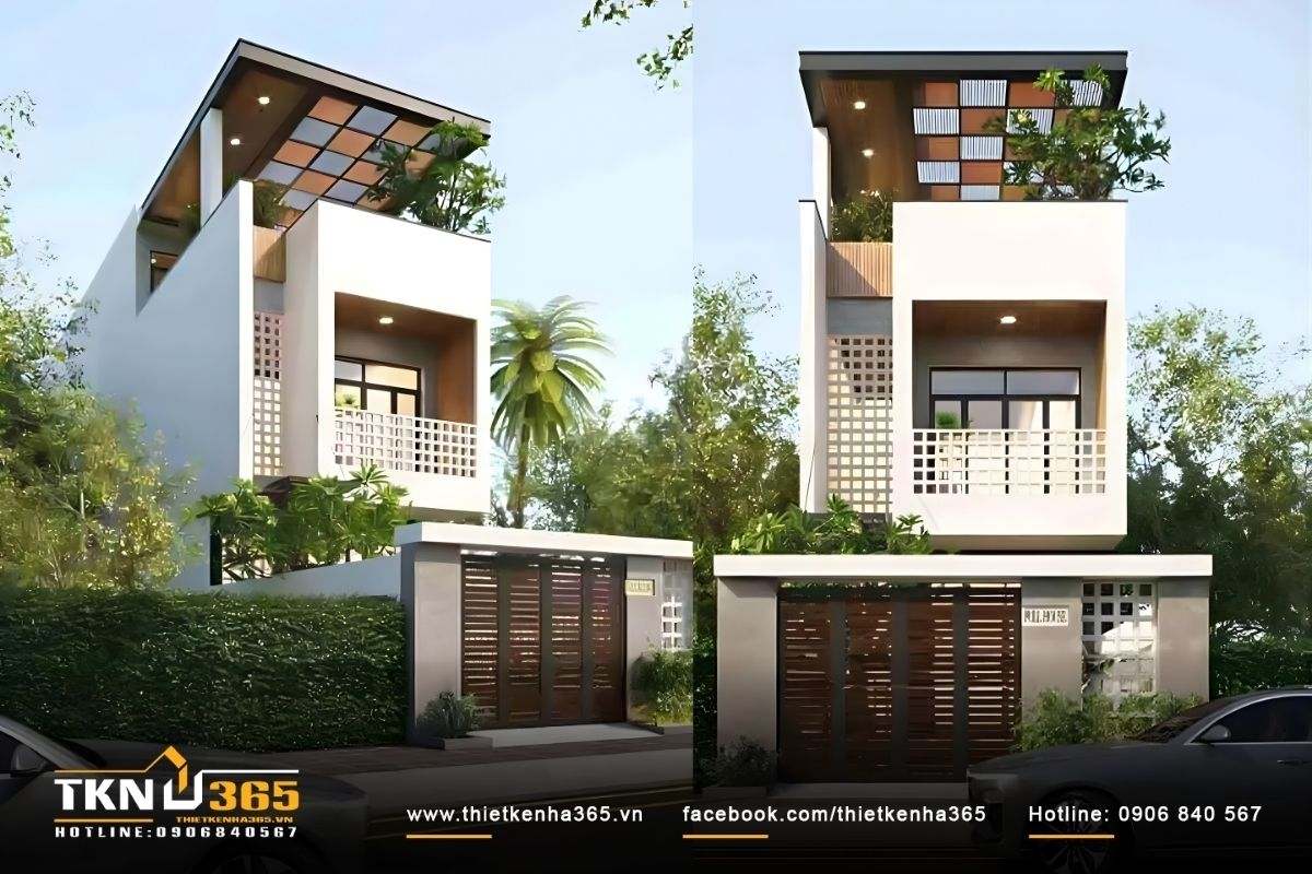 Mẫu nhà 1 trệt 2 lầu 5x20m đẹp cần tính toán kỹ lưỡng đến nhu cầu sử dụng trong tương lai