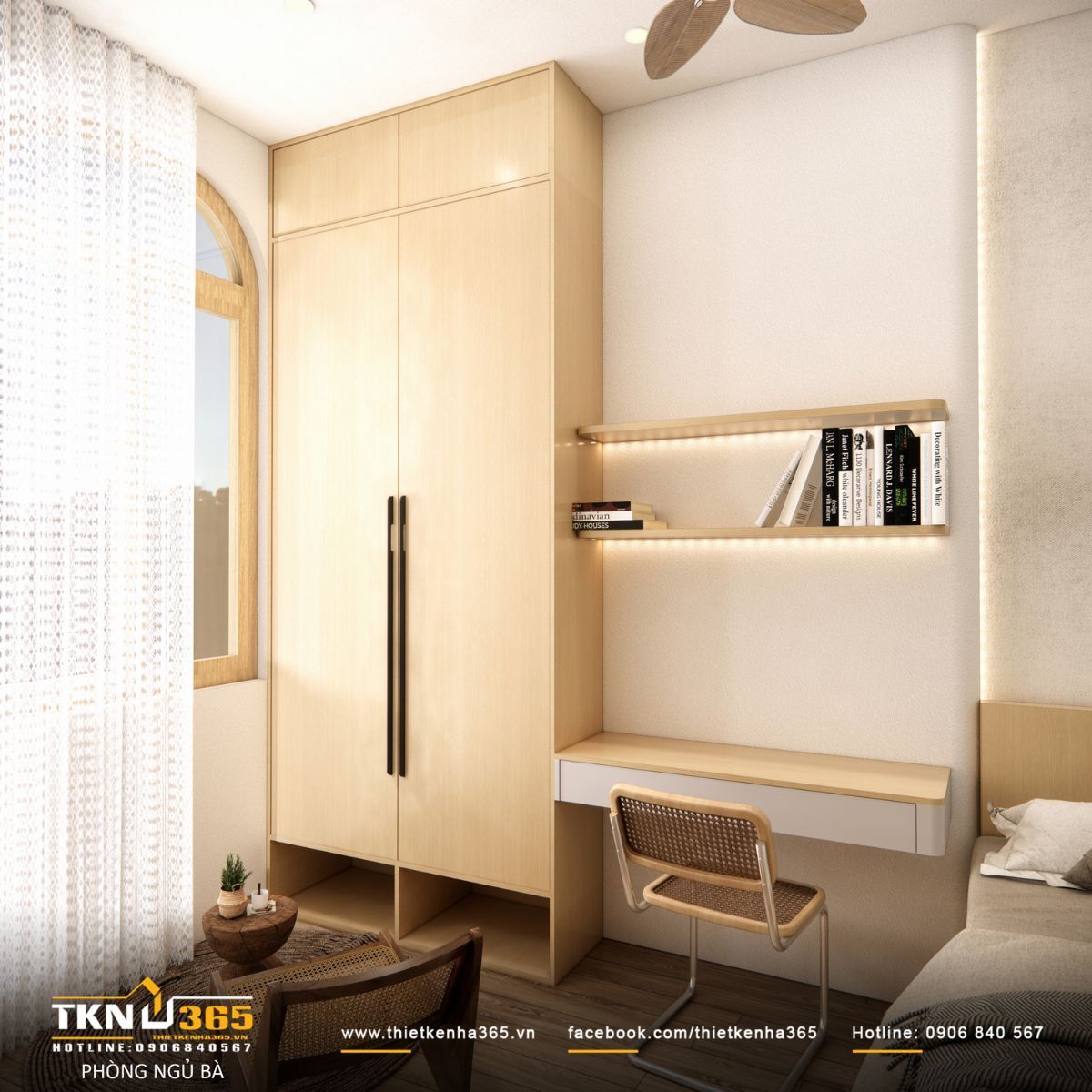 50+ Mẫu Nhà 6x16m Đẹp, Hiện Đại Và Tối Ưu Công Năng 14 Mặt bằng nhà 6x16 có phòng ngủ tầng trệt đặc biệt phù hợp gia đình nhiều thế hệ, người cao tuổi hoặc nhu cầu sử dụng phòng linh hoạt