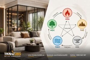 Thiết Kế Nhà 365 71 ngu hanh tuong sinh trong thiet ke nha o 0