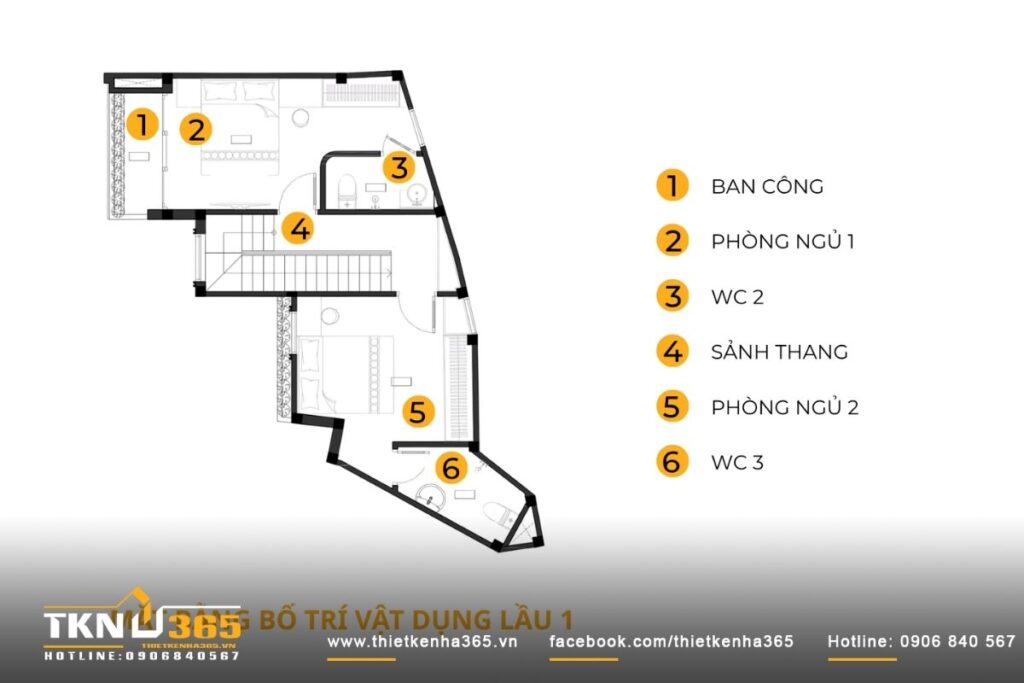 nha pho 1 tret 3 lau 1 san thuong o hoc mon 2