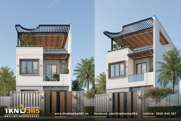 nhà phố 1 trệt 2 lầu 7x11,5m ở hóc môn