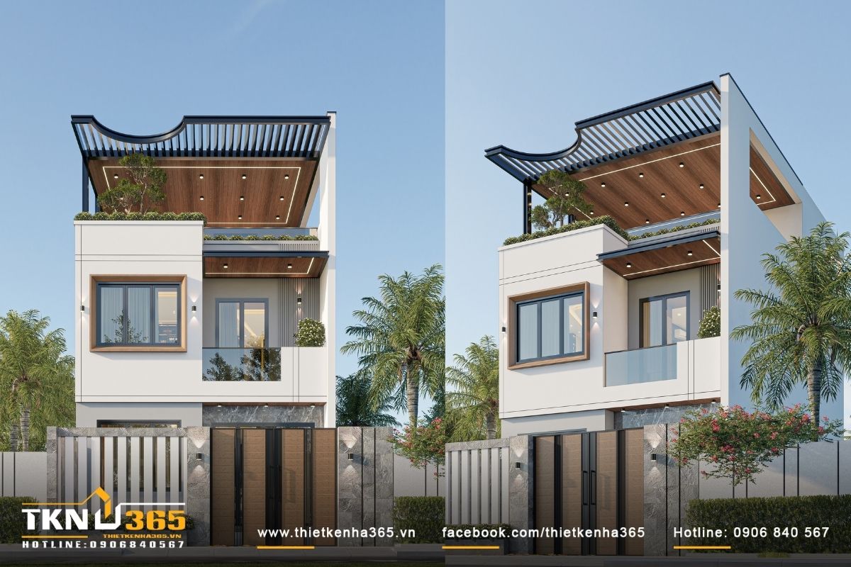 nhà phố 1 trệt 2 lầu 7x11,5m ở hóc môn