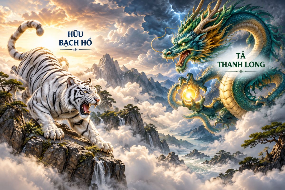 Tả Thanh Long Hữu Bạch Hổ Trong Kiến Trúc Và Xây Dựng Nhà Ở: Ý Nghĩa Và Cách Ứng Dụng 1 Nhiều gia chủ áp dụng nguyên tắc phong thủy truyền thống Tả Thanh Long Hữu Bạch Hổ trong kiến trúc và xây dựng nhà ở (Ảnh: Sưu tầm)