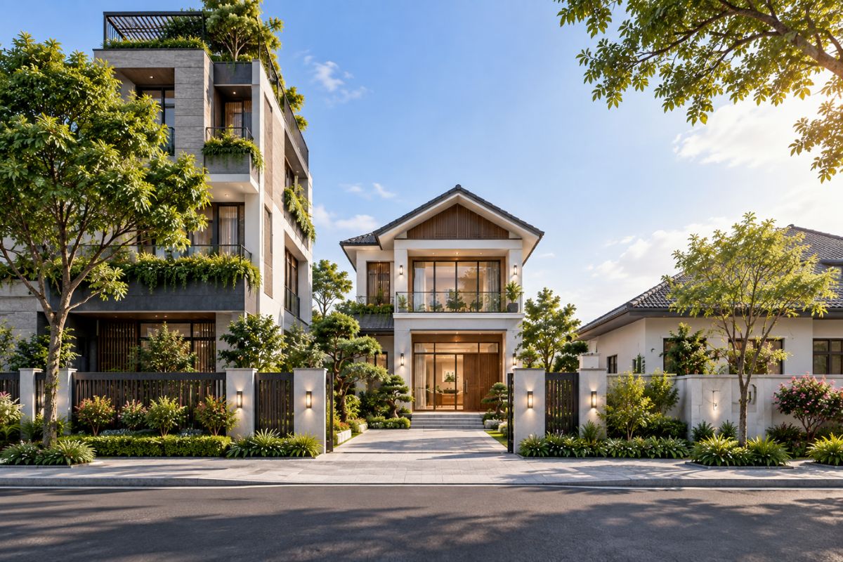Tả Thanh Long Hữu Bạch Hổ Trong Kiến Trúc Và Xây Dựng Nhà Ở: Ý Nghĩa Và Cách Ứng Dụng 5 Khi áp dụng quan niệm Tả Thanh Long Hữu Bạch Hổ trong kiến trúc và xây dựng nhà ở, cần xem xét kỹ lưỡng tổng thể thế đất và mặt bằng (Ảnh: Sưu tầm)