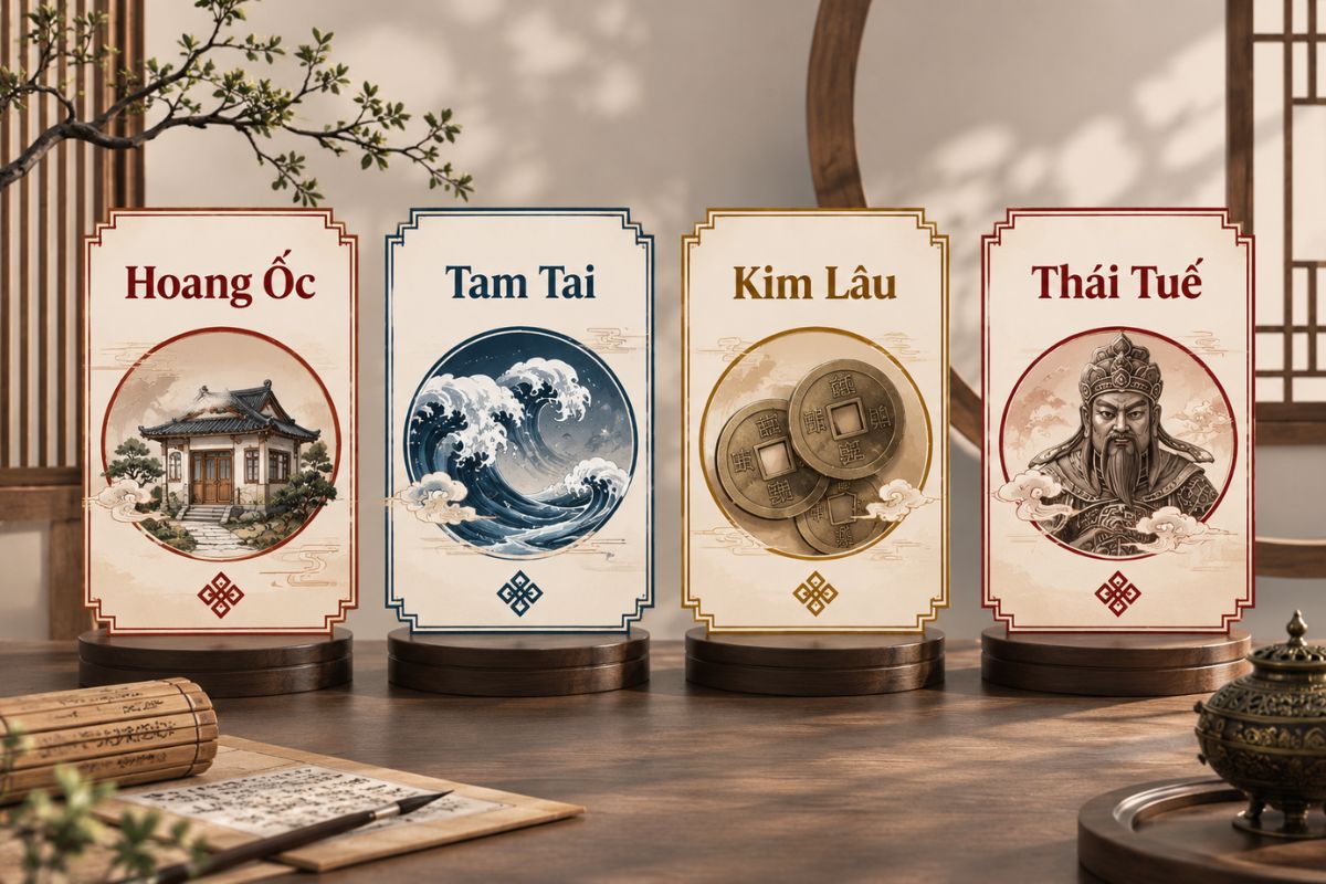 Thái Tuế Là Gì? Phạm Thái Tuế Có Ảnh Hưởng Gì Và Có Đáng Lo Không? 8 So sánh các yếu tố phong thủy thường được sử dụng khi xem tuổi xây nhà để tránh nhầm lẫn trong cách tính và ứng dụng (Ảnh: Sưu tầm)