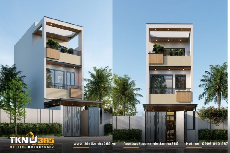Nhà phố 3 tầng quy mô 1 trệt 2 lầu b's house