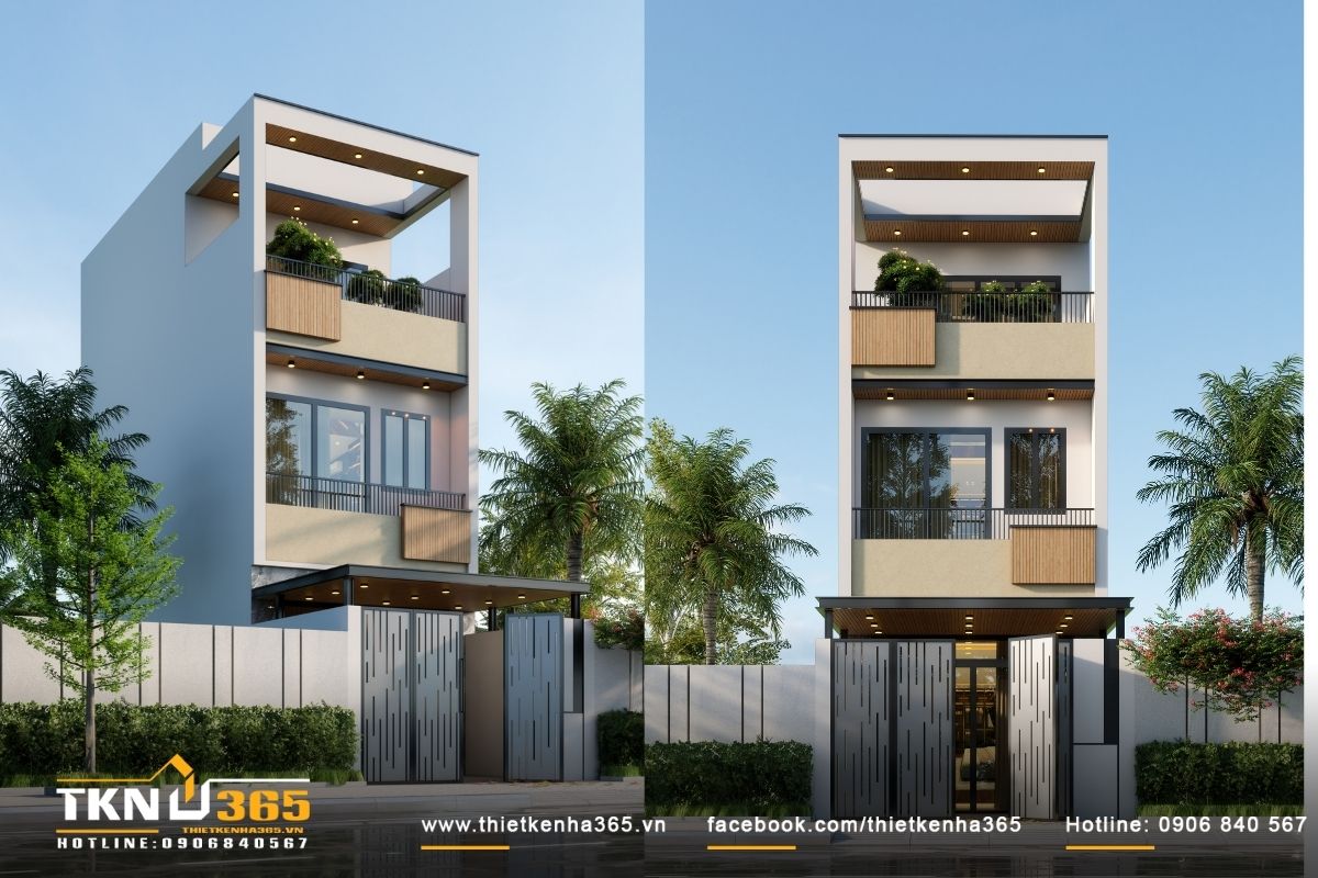 Nhà phố 3 tầng quy mô 1 trệt 2 lầu b's house