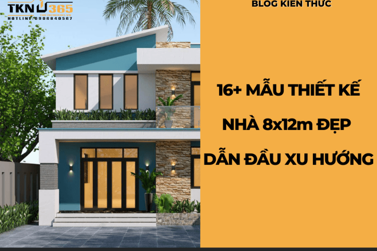 thiết kế nhà diện tích 5x16m