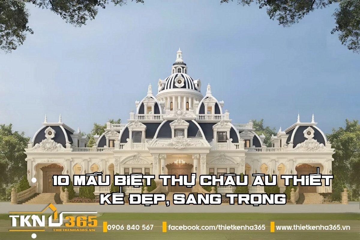 mẫu biệt thự châu âu đẹp thumb