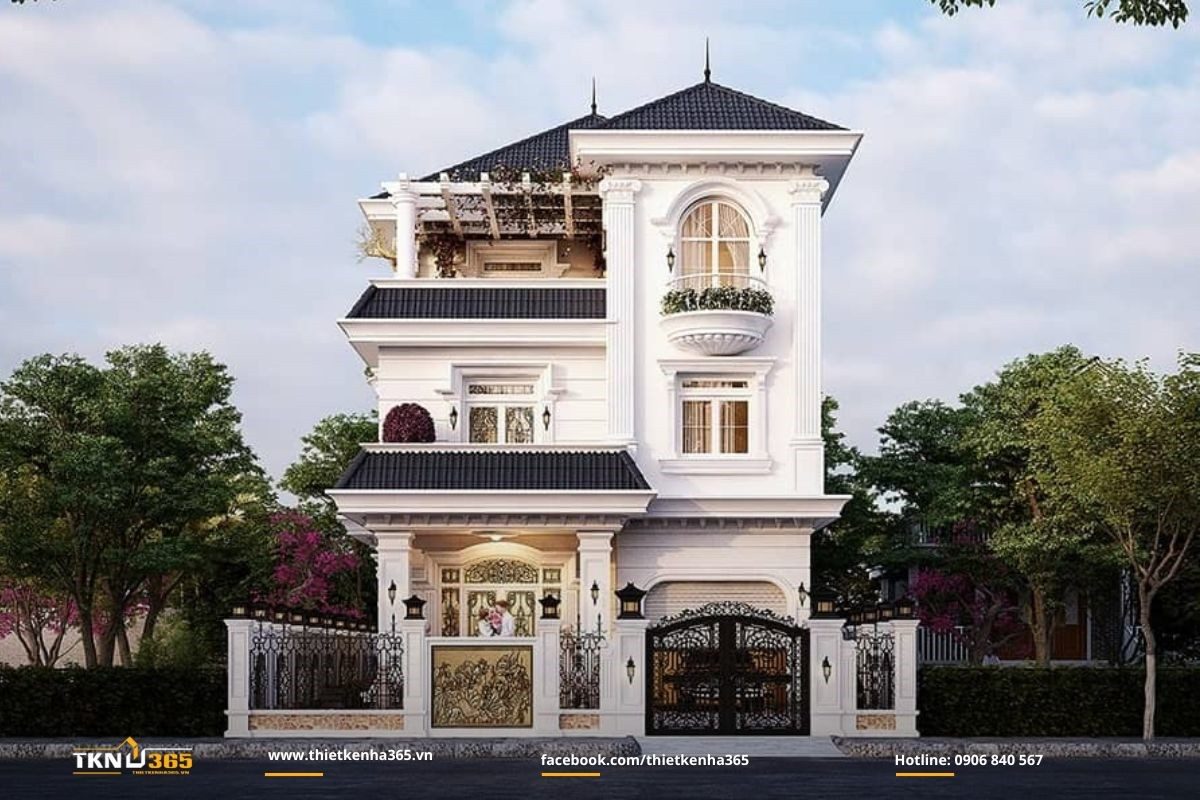 Nhà 1 trệt 2 lầu đẹp