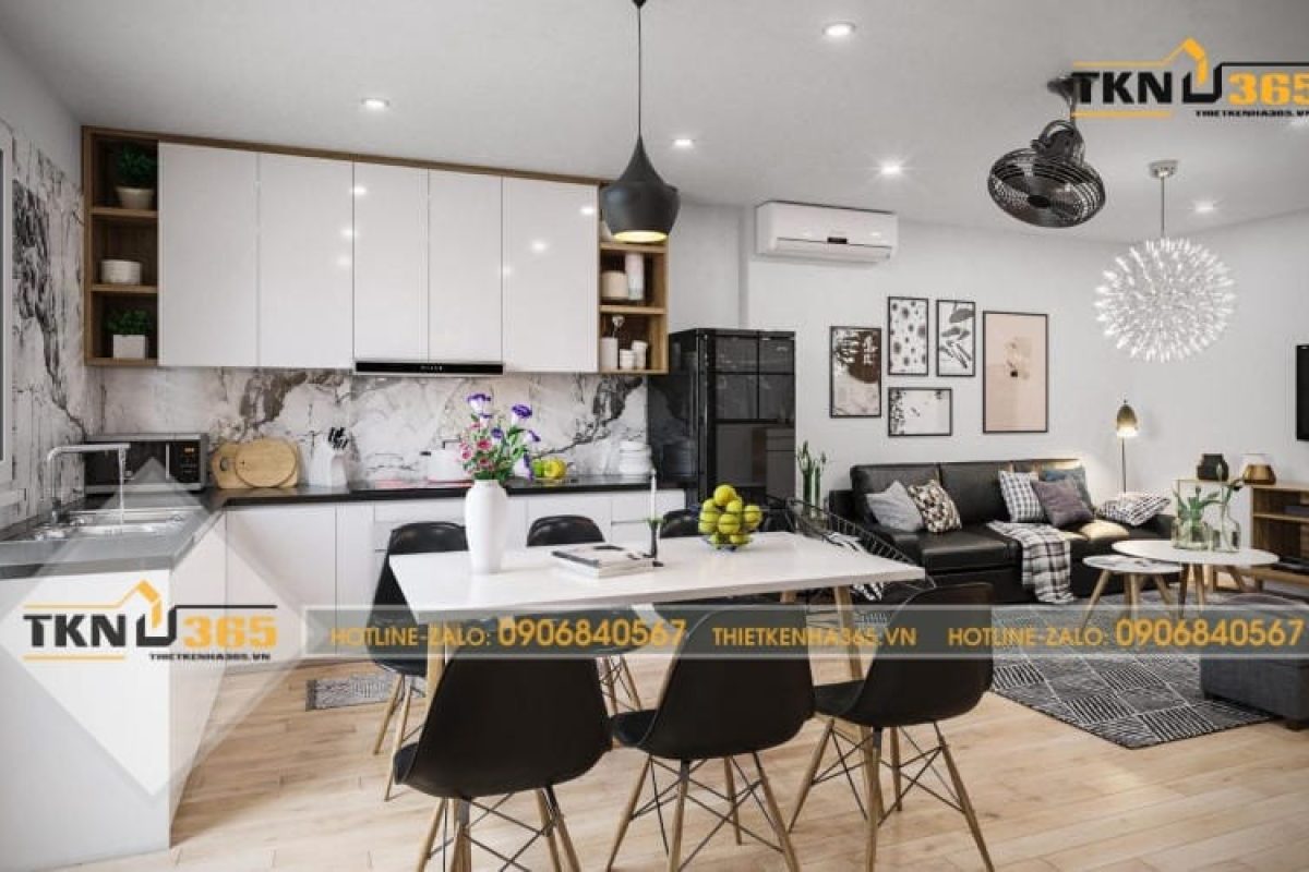 thiết kế nhà diện tích nhỏ 4x6