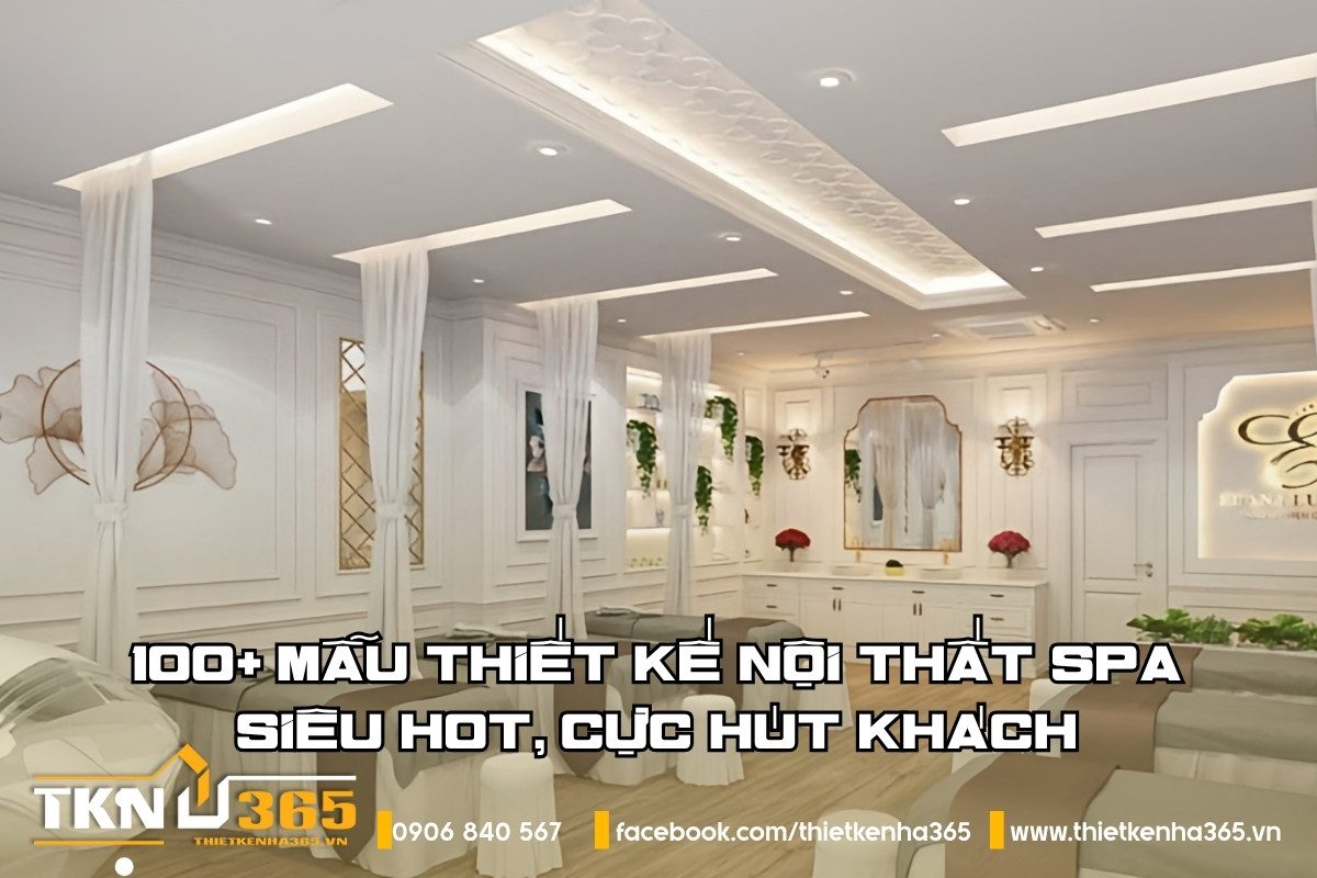 mẫu thiết kế nội thất spa