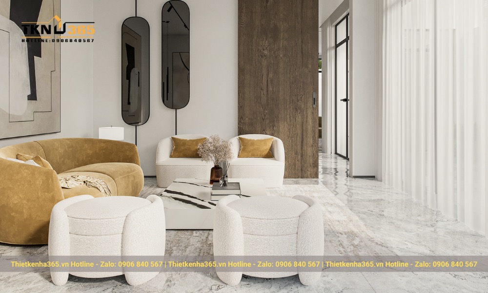 Thiết kế nội thất phòng khách - 111
