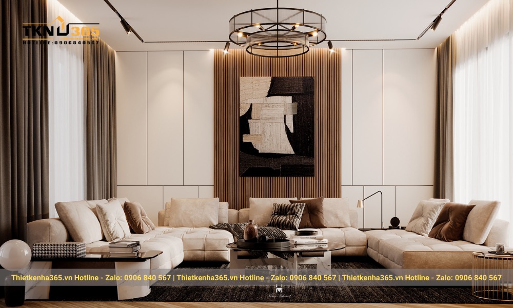 Thiết kế nội thất phòng khách - 130