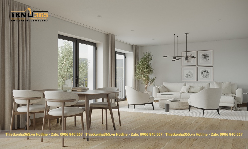 Thiết kế nội thất phòng khách - 160