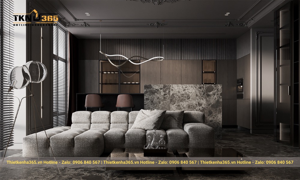 Thiết kế nội thất phòng khách - 35